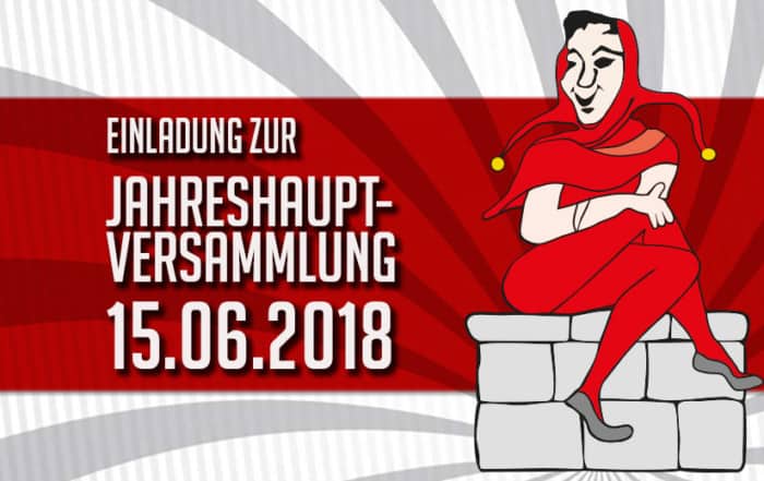 Karnevalverein Eulenspiegel Einladung Jahreshauptversammlung