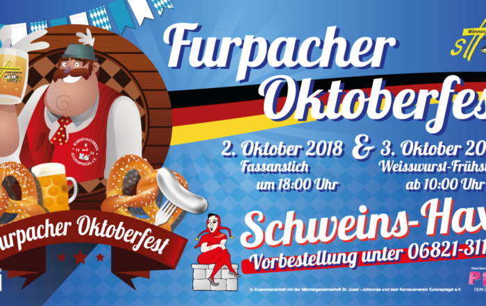 Karnevalverein Eulenspiegel Oktoberfest 2018 Bauzaun