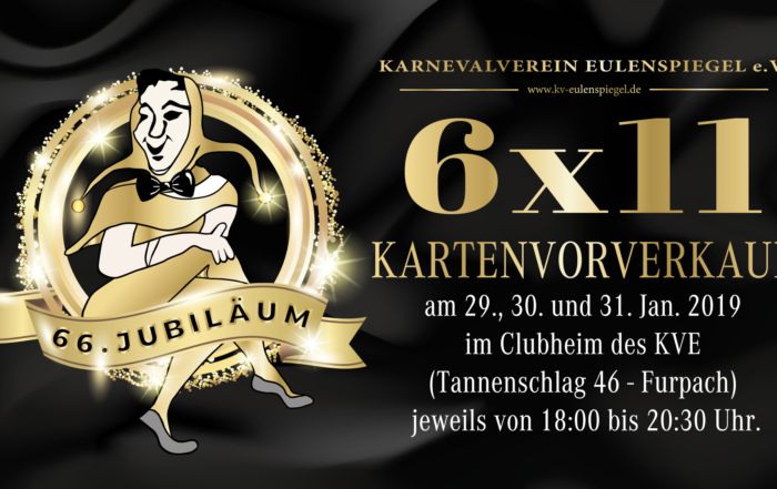 Karnevalverein Eulenspiegel Kartenvorverkauf 1