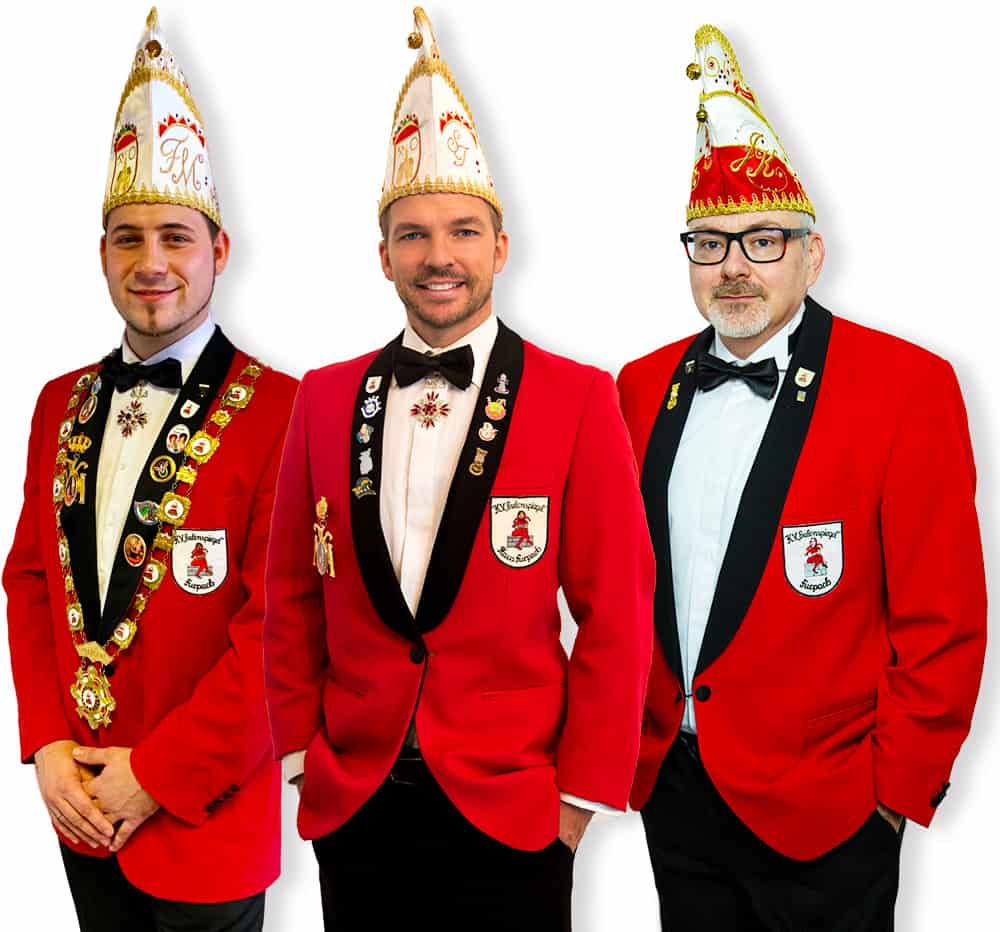 praesidenten_KVE_Fabi_Sven_Joachim Sven Flätchen - 1. Vorsitzender und Thomas Mistler - 2. Vorsitzender