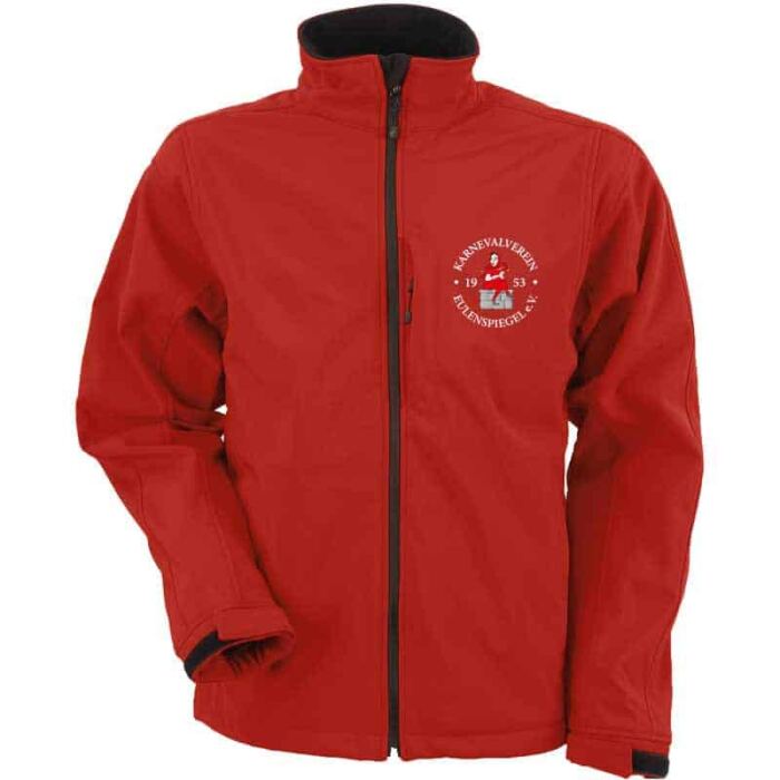 Karnevalverein Eulenspiegel jacke red front 2